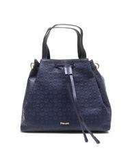 POLLINI HERITAGE EMBOSSED geantă de m&acirc;nă albastru - Genți femei - 1