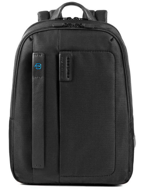 PIQUADRO Rucsac Linie P16, port PC până la 14 " CHEVRON / NEGRU - Rucsacuri pentru laptop