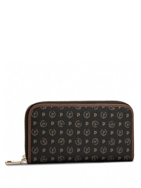 POLLINI Portofel HERITAGE BRONZE linie negru maro - Portofele femei
