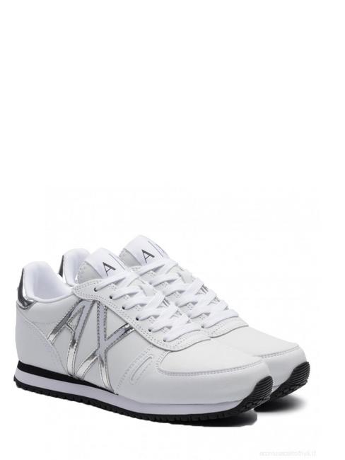 ARMANI EXCHANGE RIO Adidași whi / silv - Pantofi femei