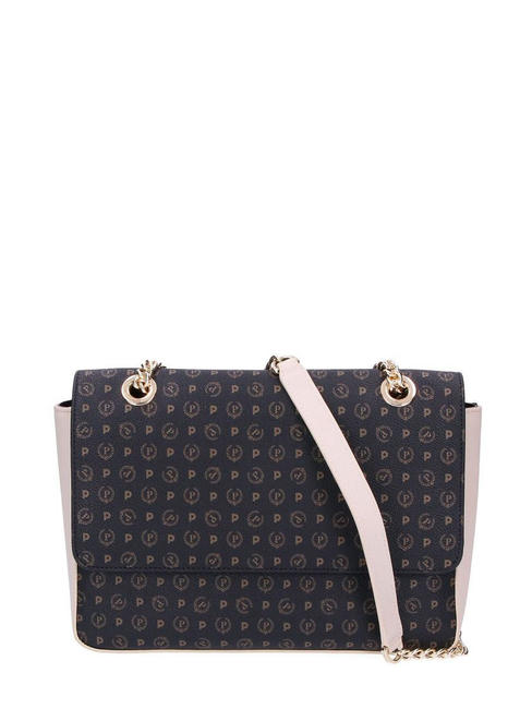 POLLINI Patrimoniul clasic Geantă de umăr Negru / Crem - Genți femei