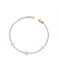 AMEN PREGA E AMA Bratara din argint trandafir - Brățări