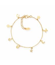 AMEN FORTUNA Bratara din argint aurit - Brățări