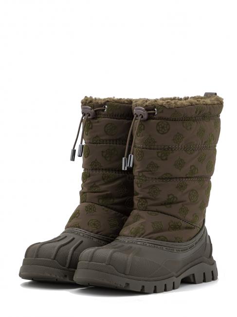 GUESS amoro stivaletto 3cm Cizme de după schi măsline - Pantofi femei