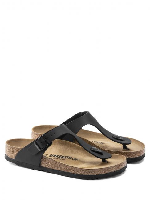 BIRKENSTOCK GIZEH BIRKO-FLOR Sandale tanga negru - Pantofi unisex