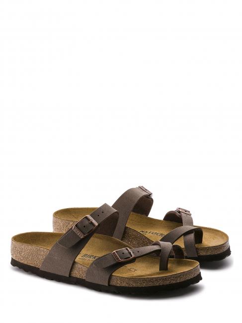 BIRKENSTOCK MAYARI Sandale flip-flop cu papuci mocca - Pantofi unisex