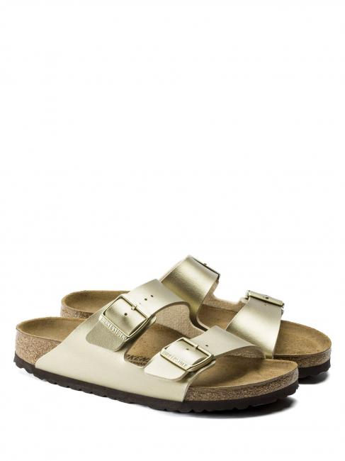 BIRKENSTOCK ARIZONA BIRKO-FLOR Sandale cu papuci aur - Pantofi femei