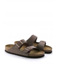 BIRKENSTOCK ARIZONA BIRKO-FLOR NUBUK Sandale cu papuci - Pantofi unisex
