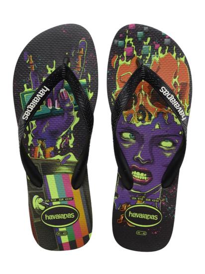 HAVAIANAS 4 NITE NEW Papuci flip-flop grafit nou/negru - Pantofi bărbați
