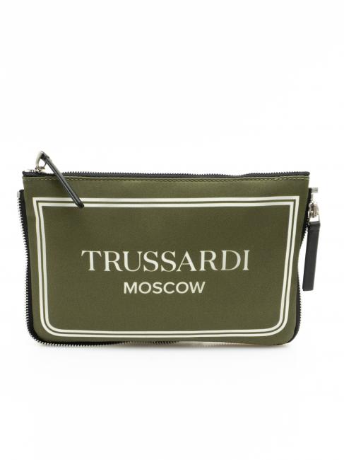 TRUSSARDI CITY POCKET Geantă de mână verde moscova - Genți femei
