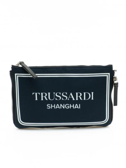 TRUSSARDI CITY POCKET Geantă de mână albastru shanghai - Genți femei