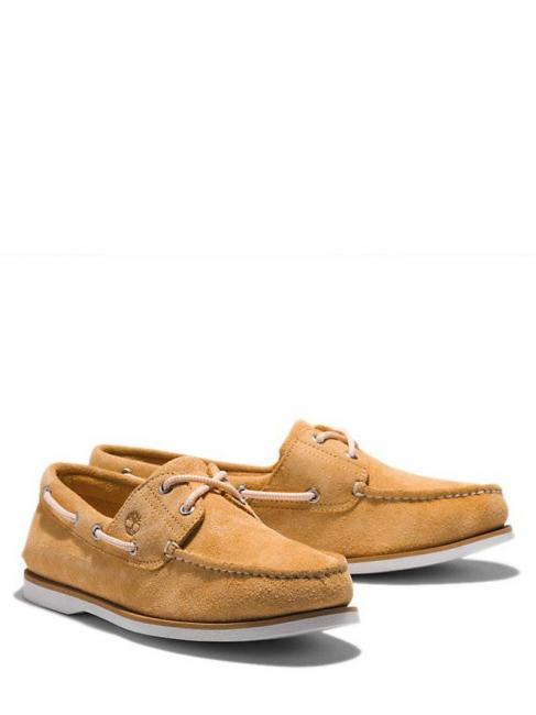 TIMBERLAND CLASSIC BOAT 2 EYE Pantofi de barca din piele nubuc portocaliu bufant - Pantofi bărbați