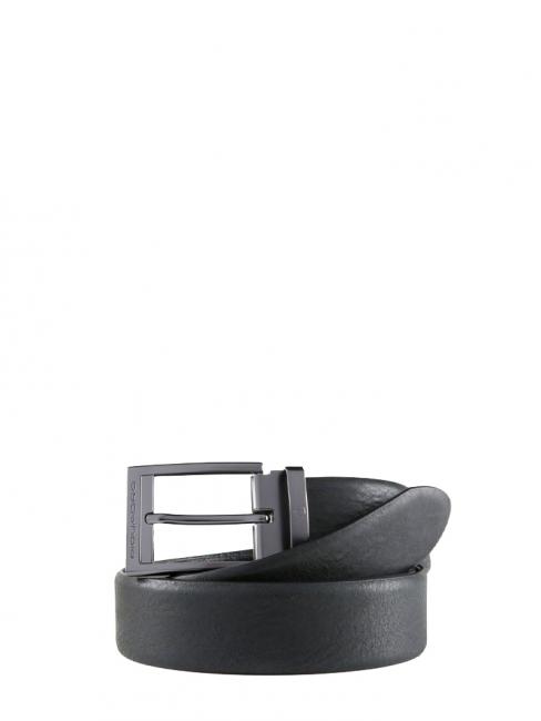 PIQUADRO TALLIN Cureaua personalizata scurtabila din piele negru - Curele