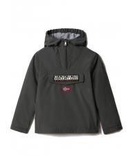 NAPAPIJRI KIDS rainforest winter giacca Geaca rezistenta la vant cu gluga solid gri &icirc;nchis - Jachete pentru copii - 1