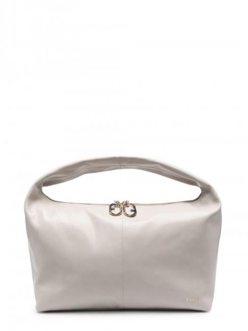 FURLA GINGER geanta de piele perla - Genți femei