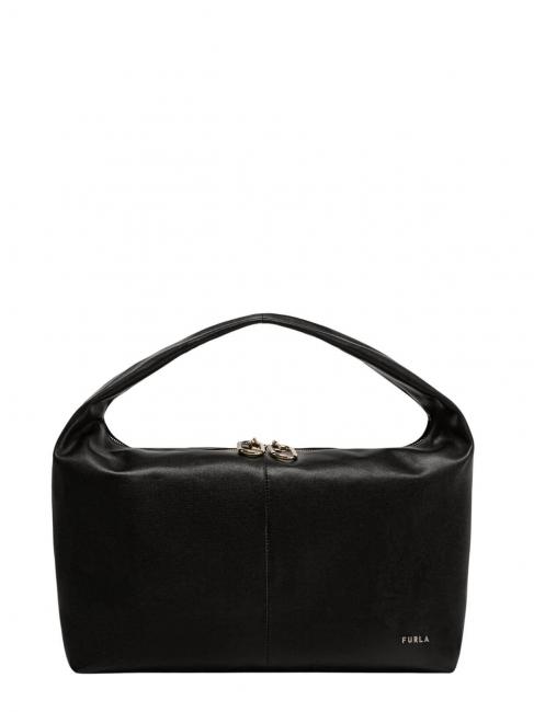 FURLA GINGER geanta de piele negru - Genți femei
