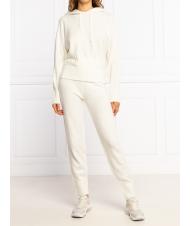 TWINSET U&B  Trening cu glugă și pantaloni de jogging fildeş - Costume sport pentru femei - 1