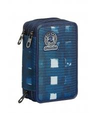 INVICTA Astuccio 3 zip Trusa cu tot pentru scoala! grilehadesblue - Penare și accesorii - 1