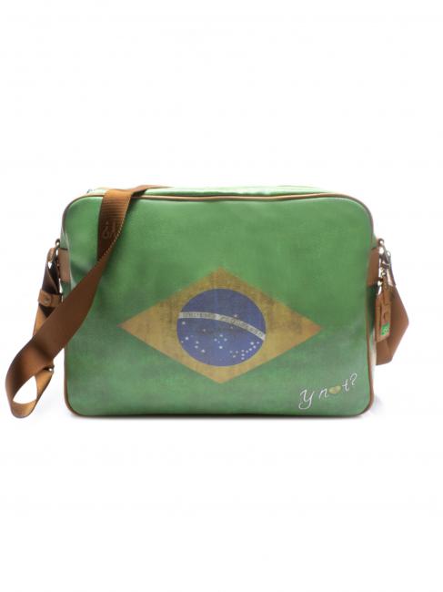 YNOT FLAG VINTAGE Geantă de umăr medie BRAZILIA - Genți femei