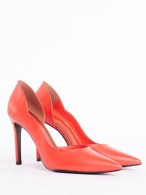 GAUDÌ VANESSA Pantof decolteu din piele roșie - Pantofi femei