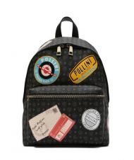 POLLINI HERITAGE PATCH Rucsac negru - Genți femei - 1