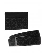CALVIN KLEIN KIT Regalo Suport card + curea p&acirc;nză cu monogramă - Curele - 1