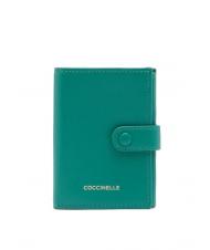 COCCINELLE EASY POCKET Portofel din piele texturata - Portofele femei