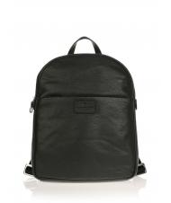SPALDING VERMONT Rucsac pentru laptop de 13&rdquo;, din piele negru - Rucsacuri pentru laptop - 1