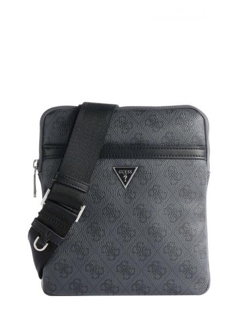 GUESS VEZZOLA Smart Geantă plată BLACK - Genți de umăr bărbați