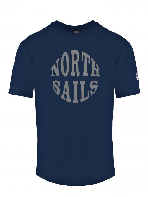 NORTH SAILS ROUND LOGO Tricou din bumbac bleumarin albastru - tricou