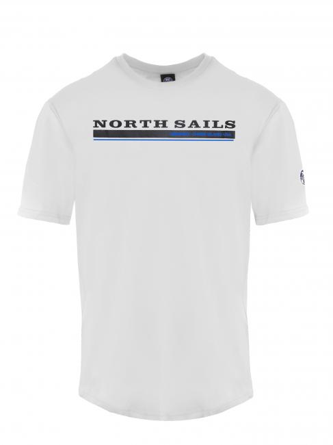 NORTH SAILS NEWPORT Tricou din bumbac alb - tricou