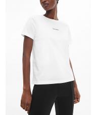 CALVIN KLEIN MICRO LOGO Tricou din bumbac, potrivire normală Alb strălucitor - tricou - 1