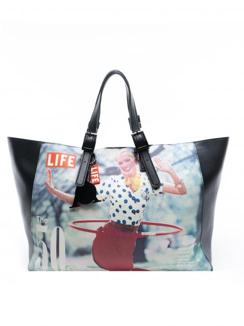 L'ATELIER DU SAC LIFE PETITE NICOLE Geanta de cumparaturi cu clutch anii cincizeci - Genți femei