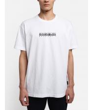 NAPAPIJRI S-BOX SS Tricou din bumbac cutie cu logo alb strălucitor 002 - tricou - 1