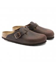 BIRKENSTOCK BOSTON Sandale sabot din piele - Pantofi unisex