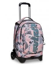 INVICTA NEW PLUG FANTASY Rucsac troler cu troler detasabil logo camufut roz - Rucsacuri cu role - 1