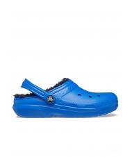 CROCS CLASSIC LINED CLOG TODDLER Sabot captusit șurub albastru - Pantofi pentru bebeluși - 1