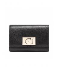 FURLA 1927 Portofel compact din piele ares - Portofele femei