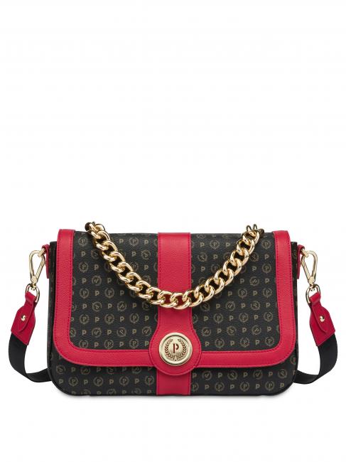 POLLINI HERITAGE CLASSIC geanta de umar lac negru - Genți femei