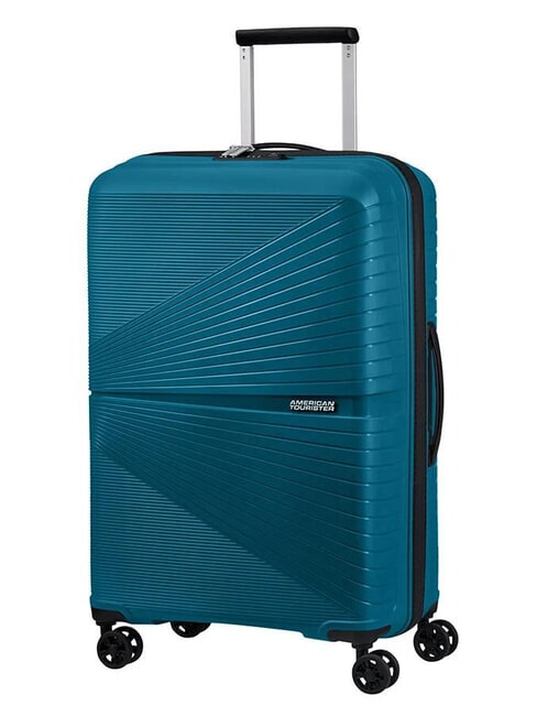 AMERICAN TOURISTER Trolley AMERICAN TURISTER AIRCONIC, mărime medie, ușoară ocean adanc - Trolere rigide