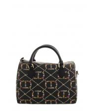 TWINSET Borsa Bauletto Cu mana, cu curea de umar dis.oval t floare / negru - Genți femei - 1