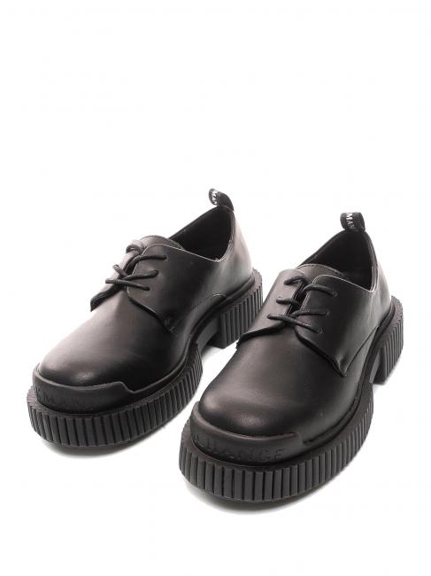 ARMANI EXCHANGE Scarpe stringate in pelle  Negru / negru - Pantofi femei