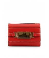 LOVE MOSCHINO Portafoglio medio logo  roșu - Portofele femei - 1