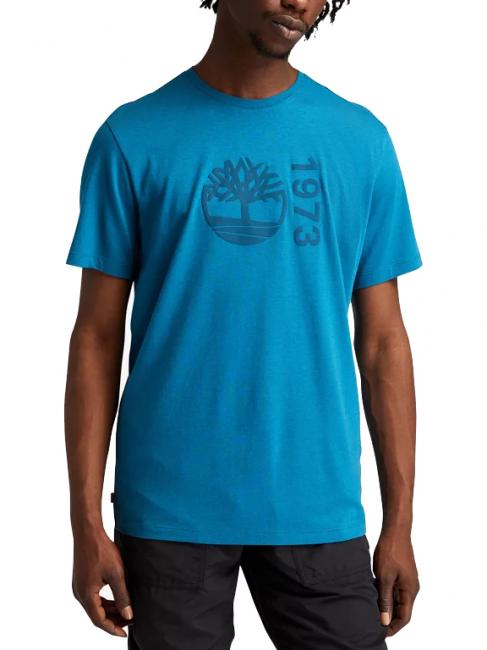 TIMBERLAND BRANDED  Tricou din amestec de bumbac lyon / albastru - tricou