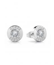 GUESS CLEAR CRYSTAL AND LOGO STUDS Cercei SILVER - Cercei - 1