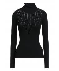 JOHN RICHMOND LENNON Pulover cu guler rotic negru - Pulovere pentru femei - 1
