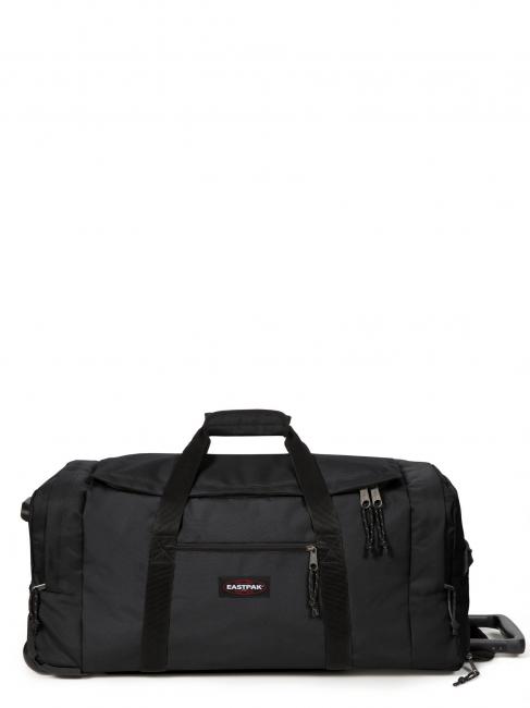 EASTPAK LEATHERFACE M + Geanta cu troler mediu BLACK - Trolere semirigide
