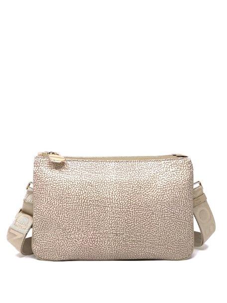 BORBONESE TRACOLLA SMALL ECO LINE Geantă de umăr, mică nisip - Genți femei
