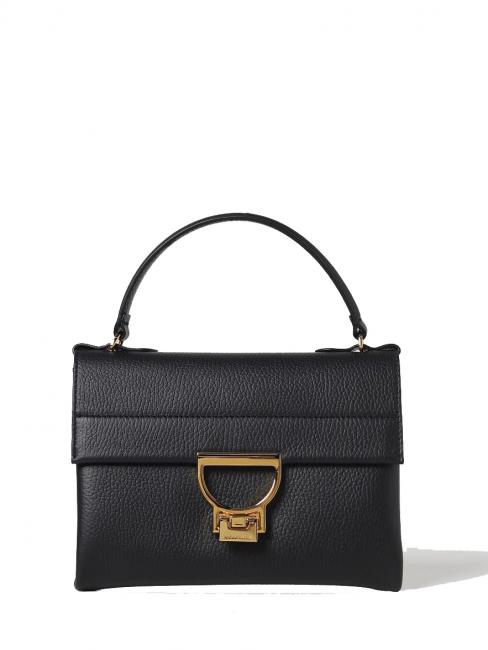 COCCINELLE ARLETTIS Mini geanta din piele texturata negru - Genți femei