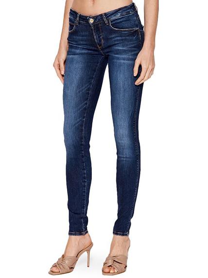 GUESS CURVE X blugi skinny transportă întuneric. - Pantaloni pentru femei